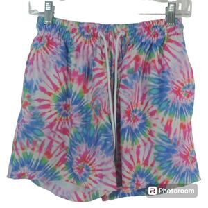 Cabana by Crown & Ivy Sparkler Tie Dye Swim Trunks Size Small